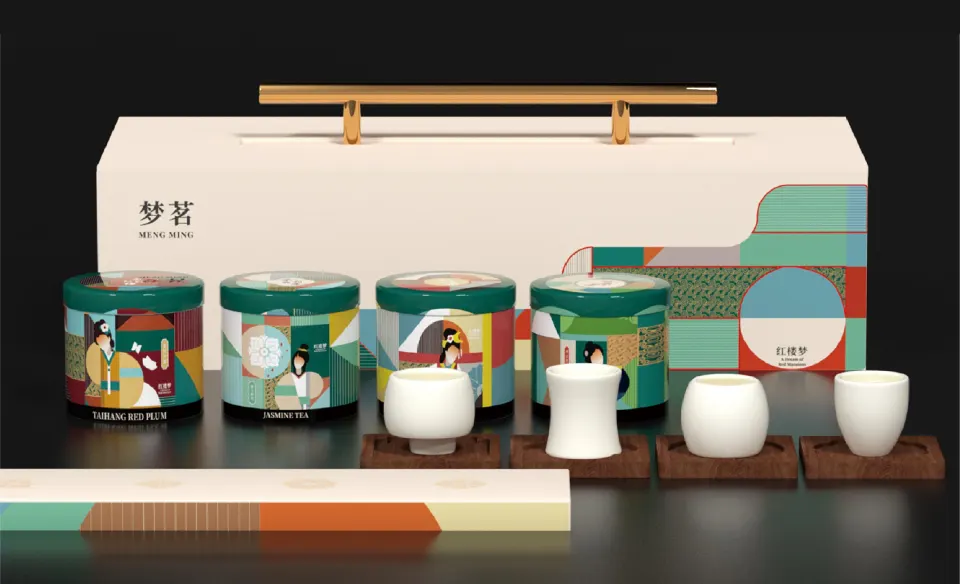 红楼梦主题茶品礼盒 Dream of the Red Chamber · Tea Gift Set